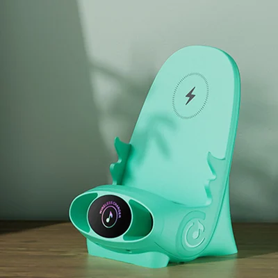 Ministol trådløs hurtiglader Multifunksjonell telefonholder