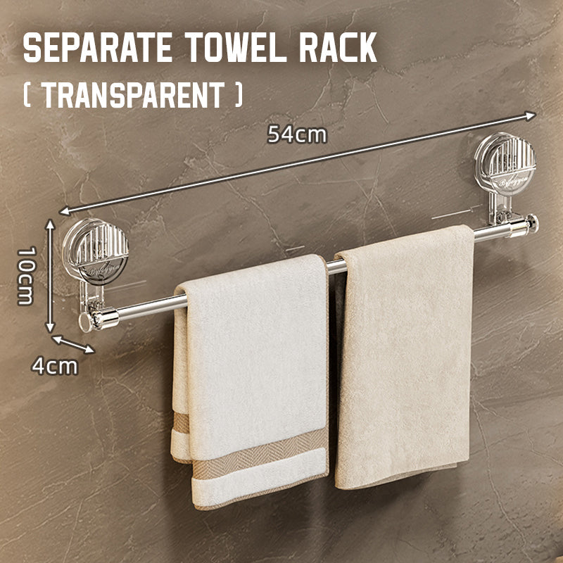 Sterkt uttrekkbart håndklestativ med sugekopp