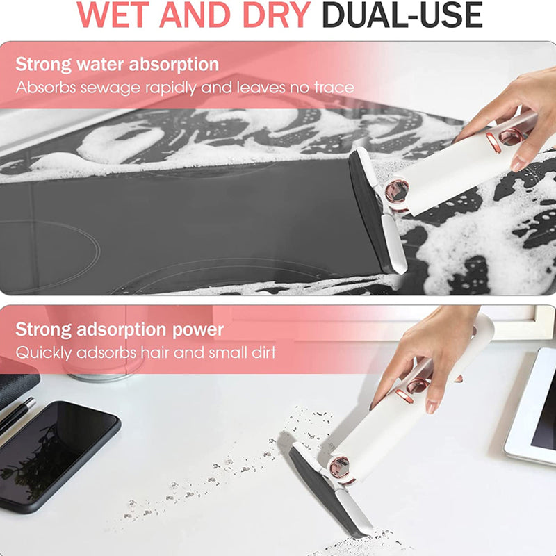 Håndvaskbar mini-mopp for rengjøring av skrivebordet