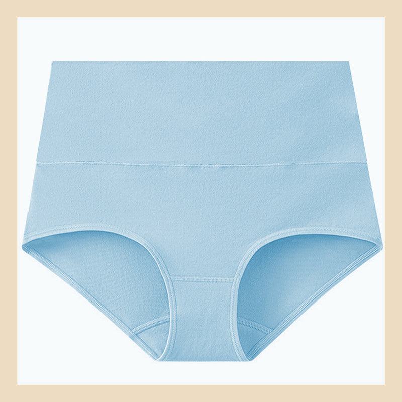 Dametruse i bomull med lett midje