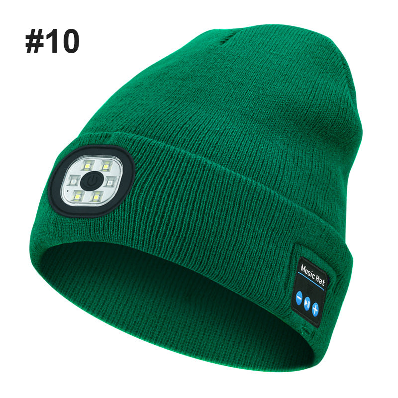 Bluetooth LED Strikket lue