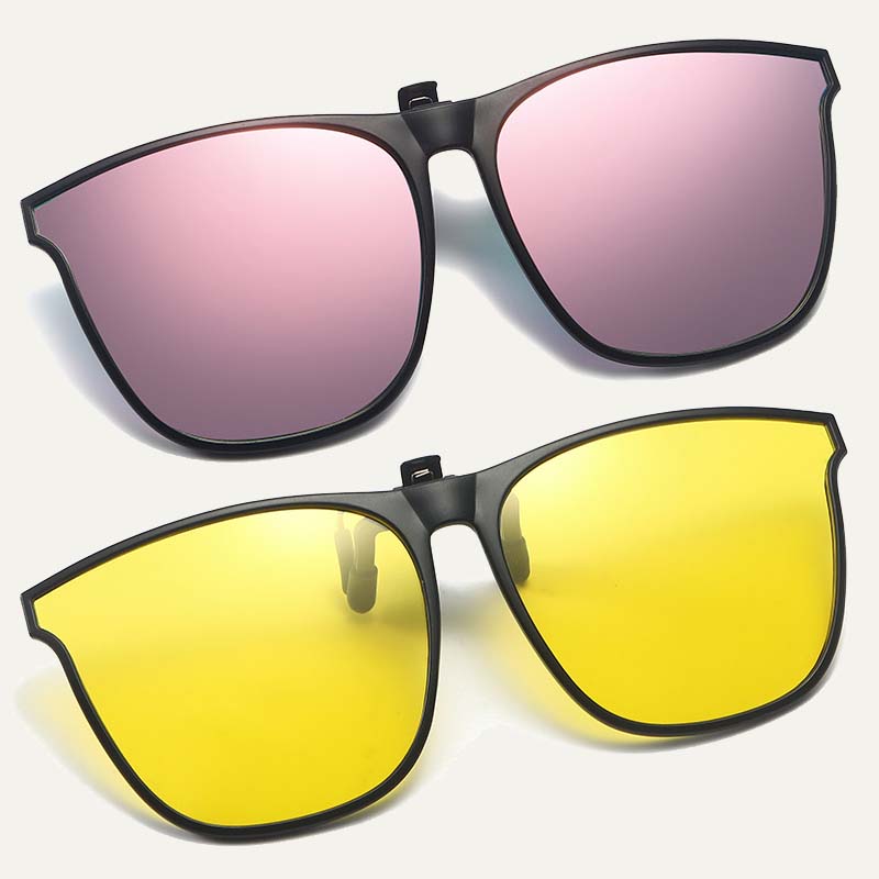 Nye polariserte clip-on-solbriller med flip-up-design