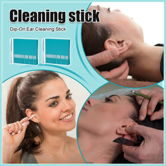 Gjenbrukbare selvklebende vattpinner for fjerning av ørevoks