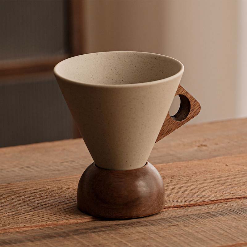 ☕Elegant konisk kaffekopp