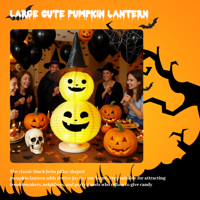 🎃Sammenleggbare, lysende stablede gresskar