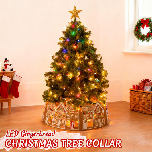 LED Pepperkake Juletrekrage（2 meter lysledning)