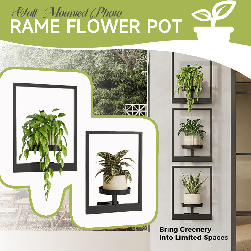 Veggmontert blomsterstativ