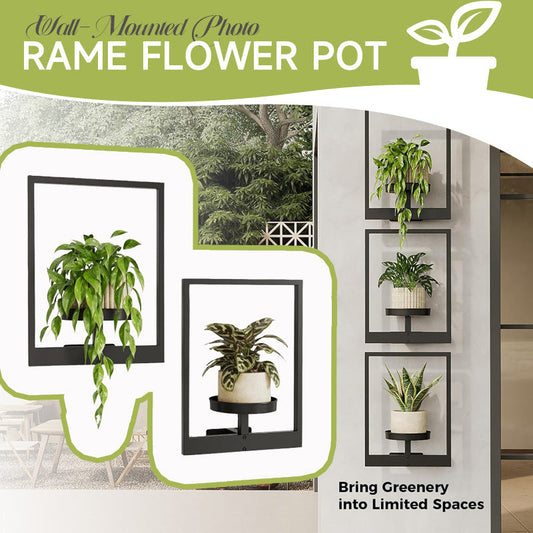 Veggmontert blomsterstativ