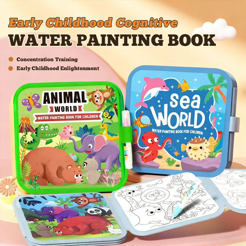 🌈 Stillebok med vanntegning for barn 🌈