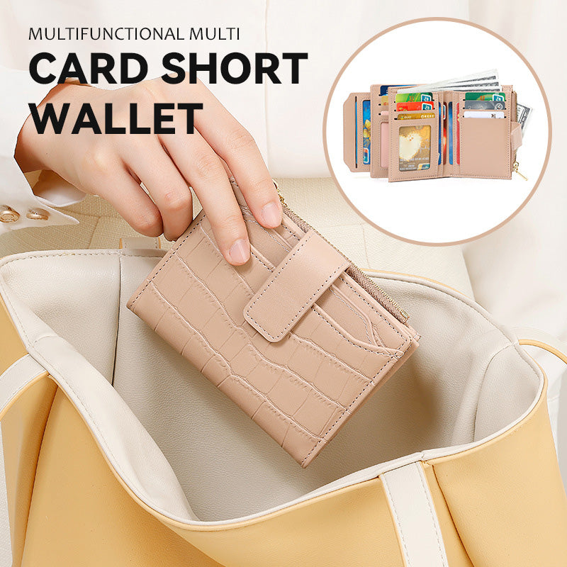 Multifunksjonell kortlommebok med flere kort