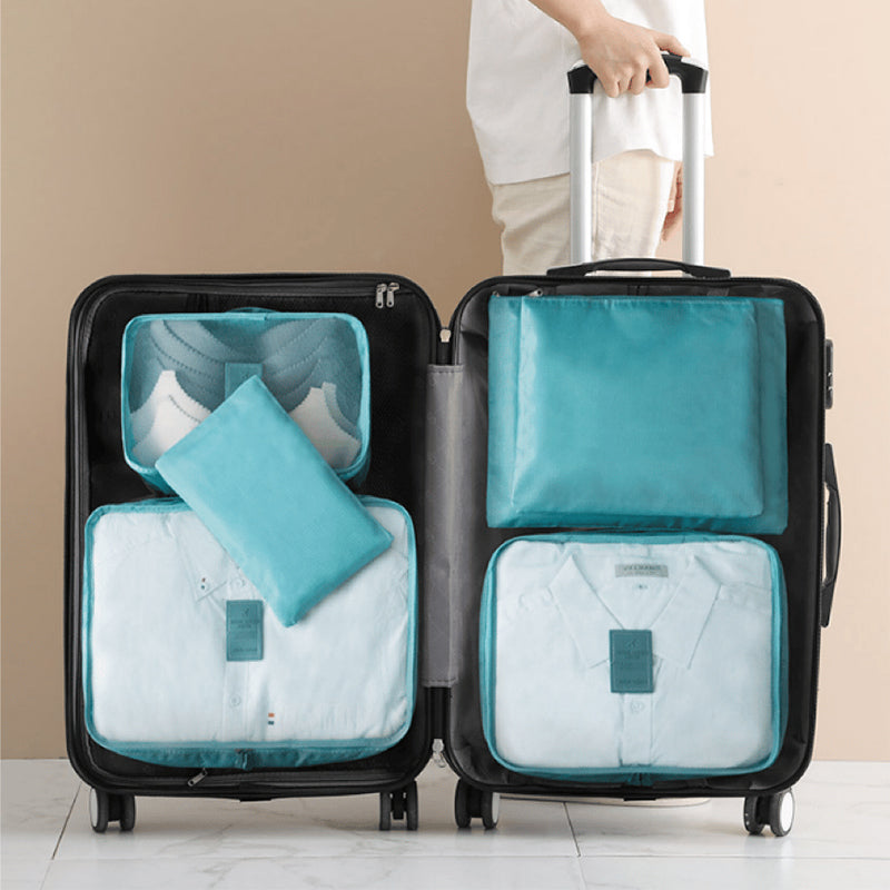 Bærbare pakkbokser for bagasje - 6 deler