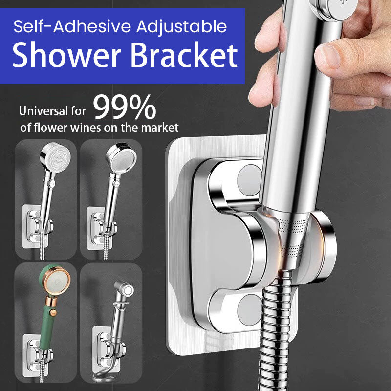 🚿 Selvklebende, justerbar dusjbrakett 🚿