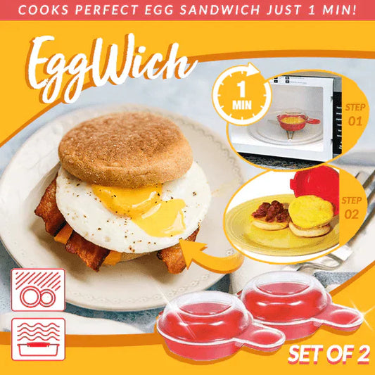 Mini eggburgerpanne (2 stk./sett)