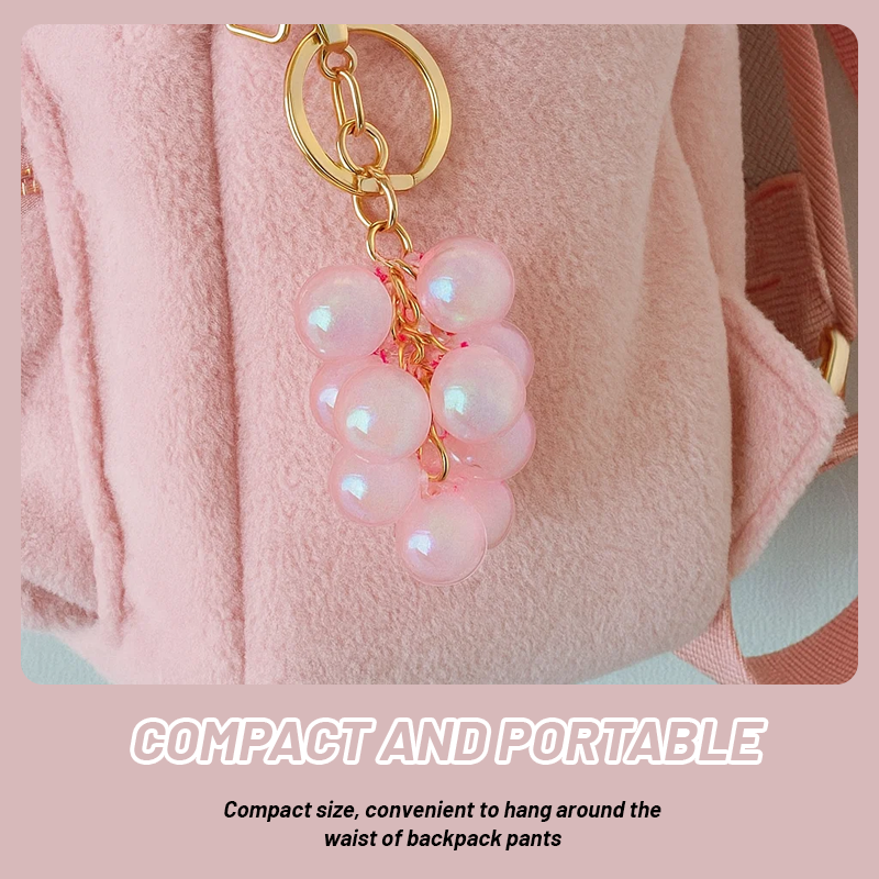 🍇 Søt kreativ veske anheng gave tilbehør