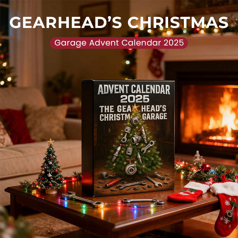 Gearheads julegarasje-adventskalender 2025🔧🎄🚗