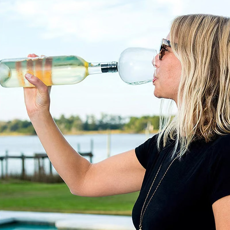 🔥NYTT ÅR SALG🎉Kreativ vin toppers rett drikkeglass