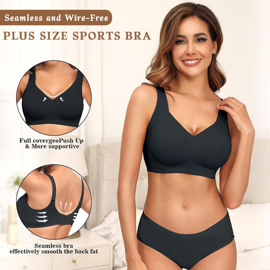 🎁Kjøp 1, få 1! 🔥 Super Lift-BH | Push-up-BH uten bøyler 👍Si farvel til hengende bryster