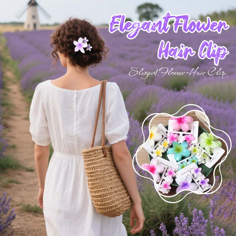 🌸 Elegant blomsterhårspenne - Morandi Bloom Series