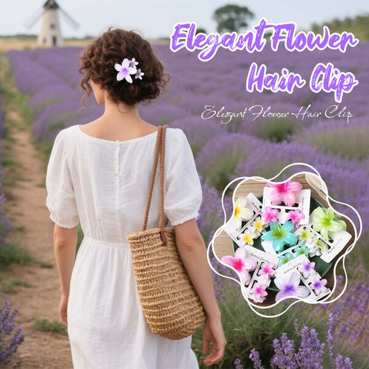 🌸 Elegant blomsterhårspenne - Morandi Bloom Series