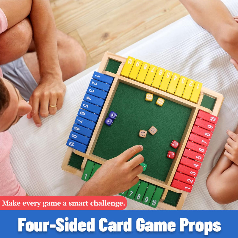 Rekvisitter til firesidig kortspill