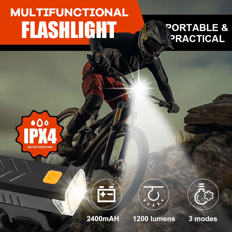 Multifunksjonell, bærbar og praktisk lommelykt