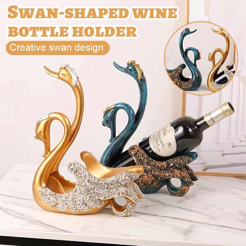 （Gratis frakt）🔥Varmt salg🔥Svaneformet vinflaskeholder
