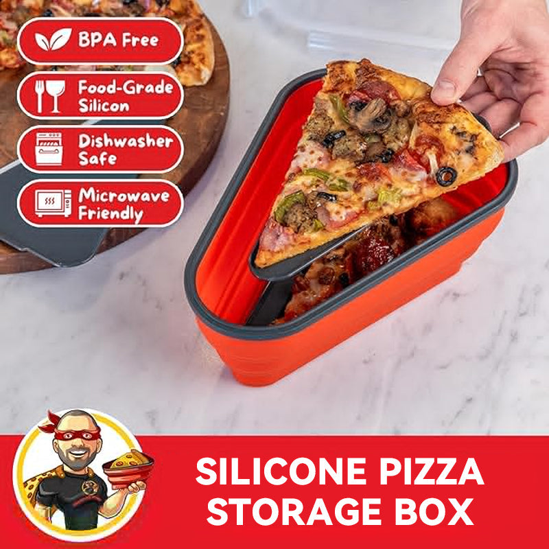 Oppbevaringsboks for pizza i silikon