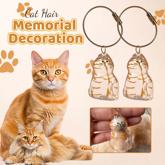Minnedekorasjon av kattehår