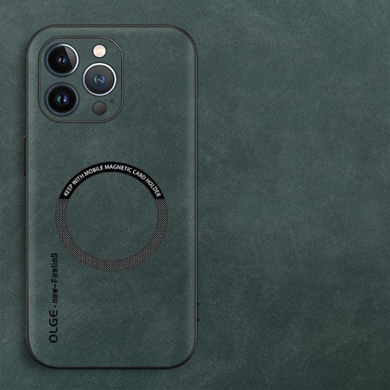 Etui i ekte lær - slank design og MagSafe-kompatibel