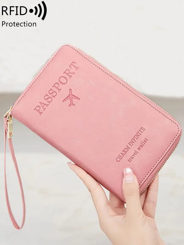 🏆RFID passholder for lommebok/passholder med glidelås