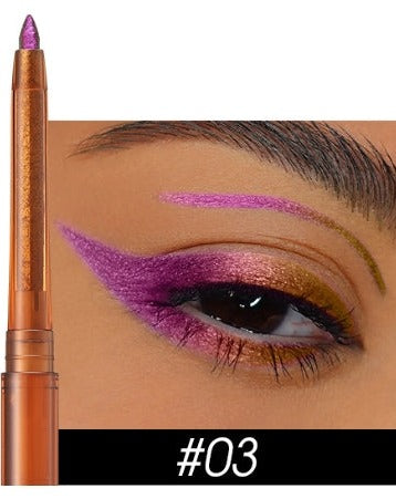 Fargeskiftende metallic eyeliner