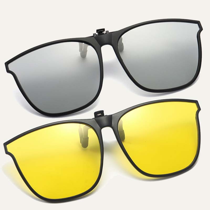 Nye polariserte clip-on-solbriller med flip-up-design