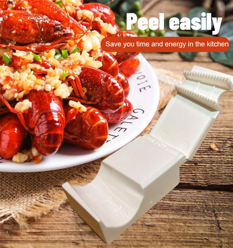 Verktøy for å skrelle kokte rekehaler