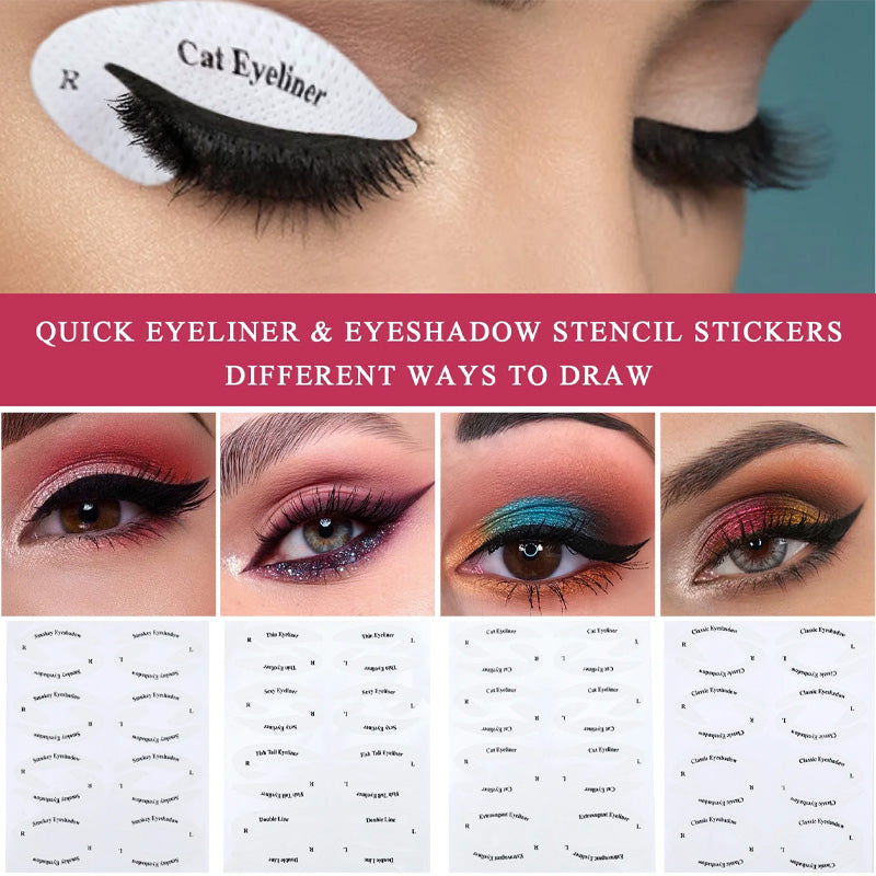 Malklistremerker for øyenskygge/eyeliner-sminke