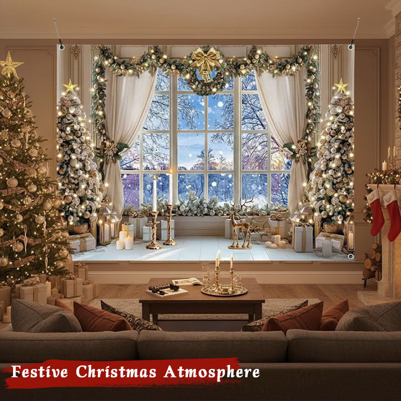 🎄 Julesnøscene bakgrunn