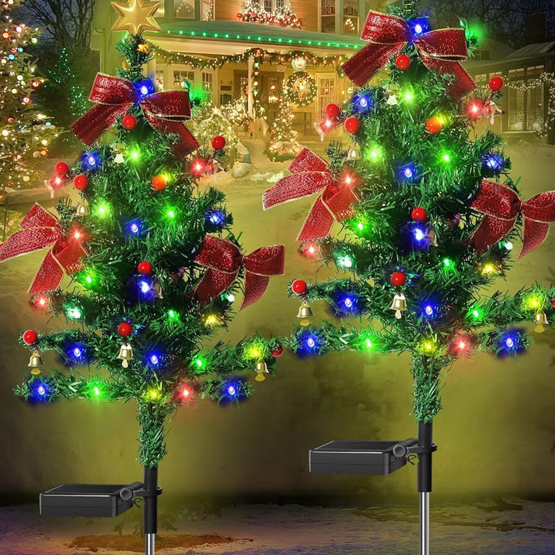 Solcelledrevne juletrelys utendørs dekorasjon vanntett