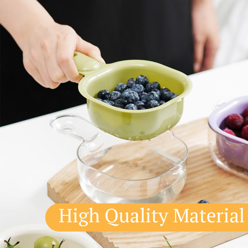 Dobbeltlags Avløpskurv Med Håndtak