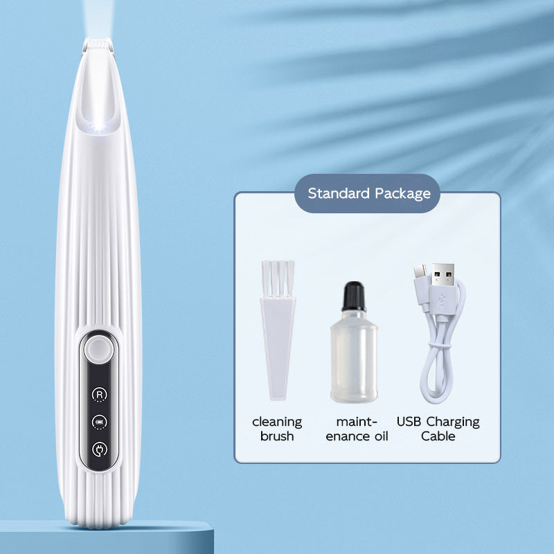 Hårtrimmer for kjæledyr med LED-lys