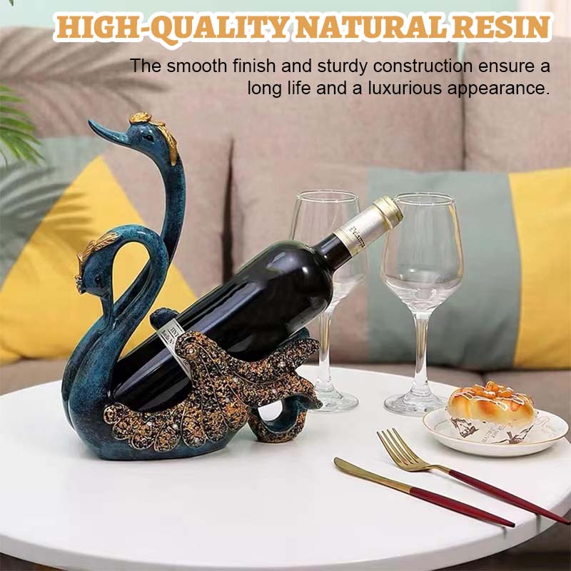 （Gratis frakt）🔥Varmt salg🔥Svaneformet vinflaskeholder