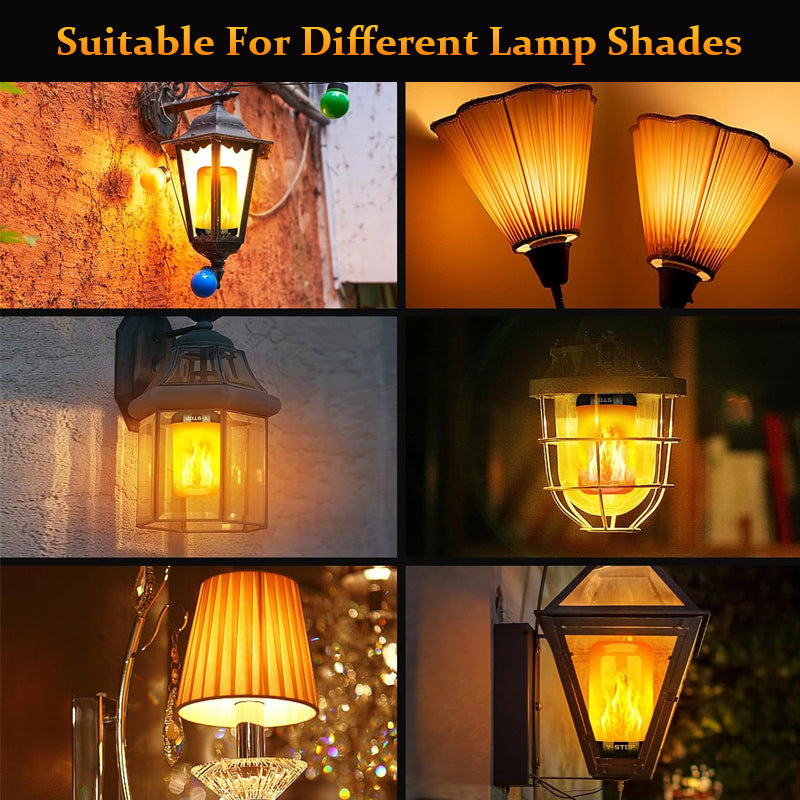 🔥 LED Flamme lyspære - Bring ild til rommet ditt uten varmen!