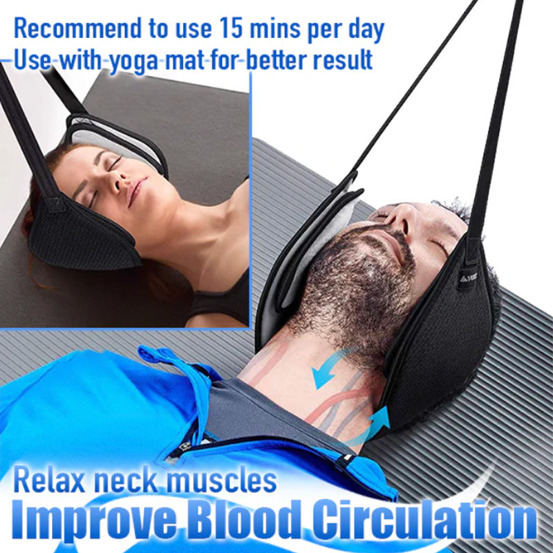 Bærbar Hengekøye Med Nakkebår Over Dør