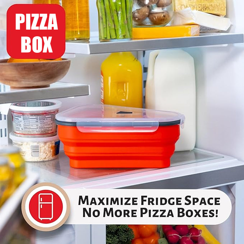 Oppbevaringsboks for pizza i silikon