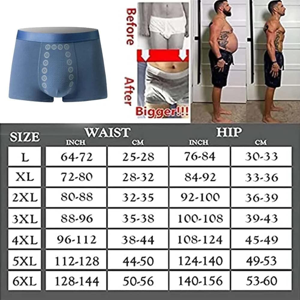 🔥Varmt salg🔥Undertøy for magnetisk massasje for menn