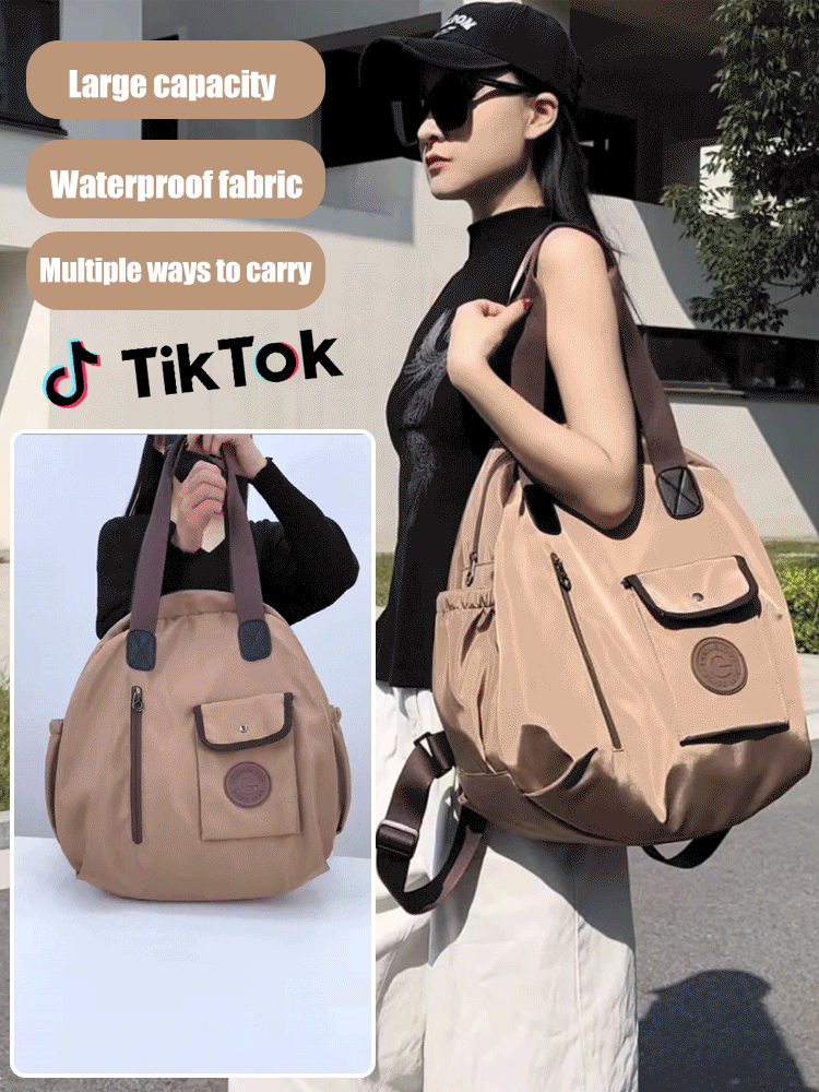 Vanntett ryggsekk med stor kapasitet for flere bærere