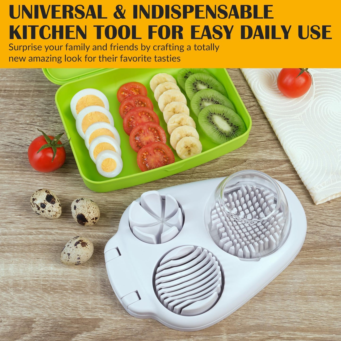 Eggskjærer for hardkokte egg