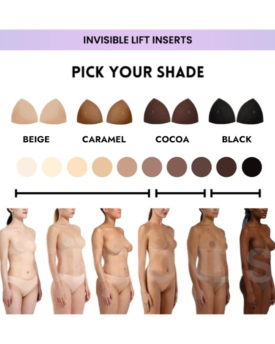 🔥Kortsalg🔥Usynlige løfteinnlegg | Dobbeltsidig selvklebende BH-løfter for umiddelbar boost