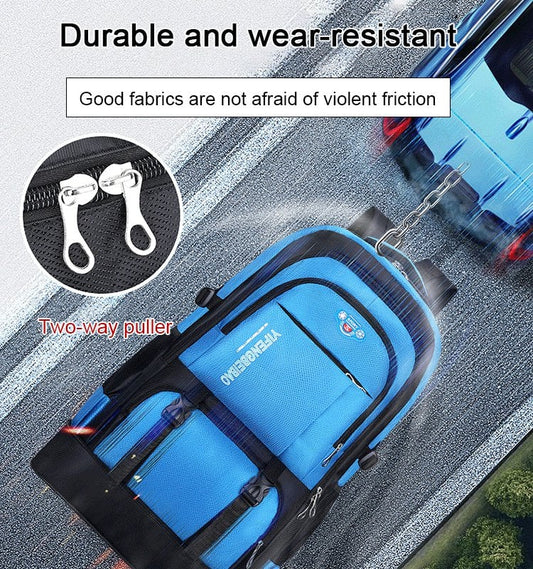 Utvidbar oxford-ryggsekk med stor kapasitet