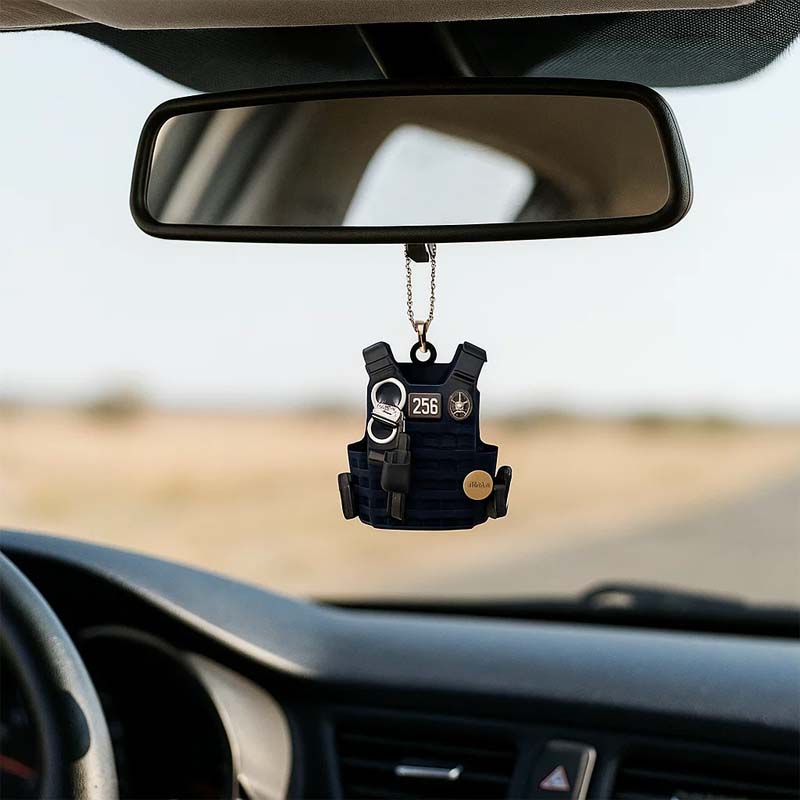 Skuddsikker vest akryl nøkkelring