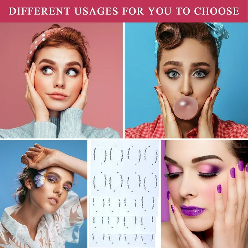 Malklistremerker for øyenskygge/eyeliner-sminke