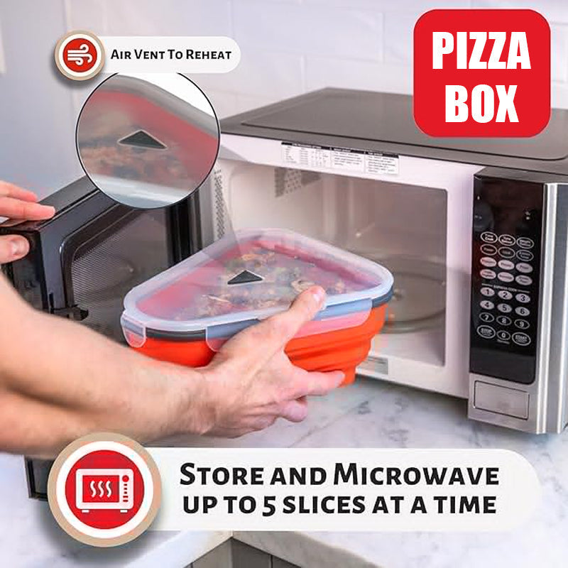 Oppbevaringsboks for pizza i silikon